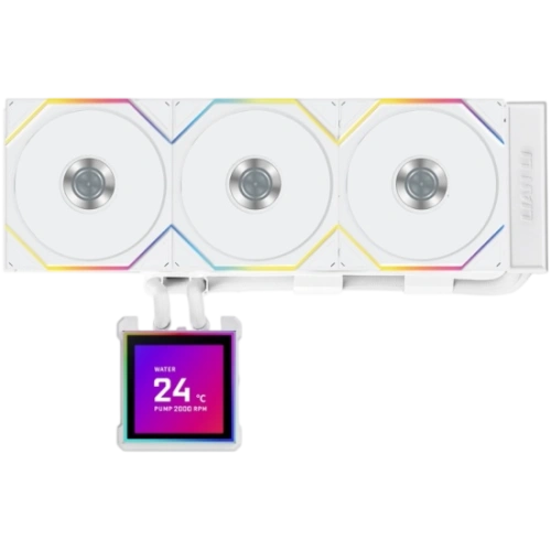 Система жидкостного охлаждения для процессора Lian Li HydroShift II LCD-S 360TL (GHS2LCDS36TW) White (G89.GHS2LCDS36TW.R0)