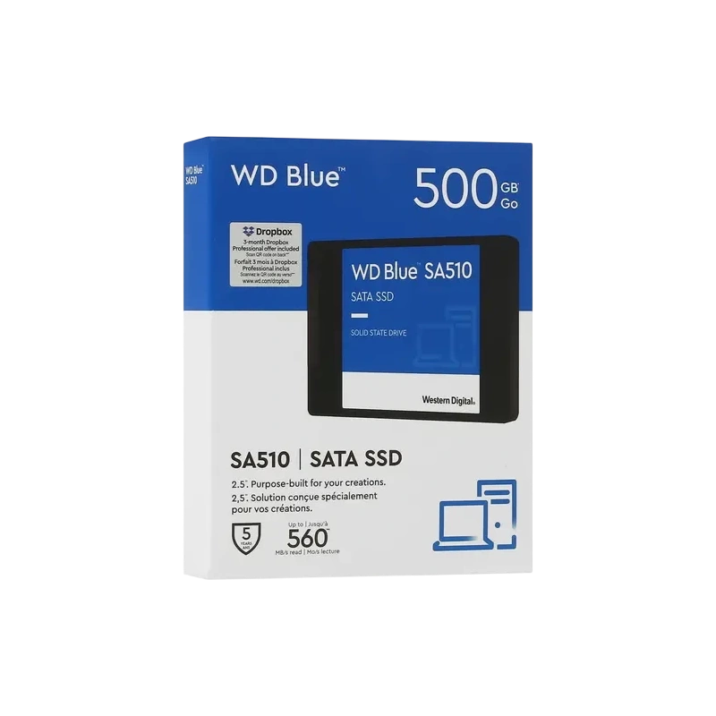 Твердотельный накопитель Western Digital 500 Gb Blue (WDS500G3B0A) BOX