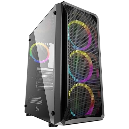 Компьютерный корпус Powercase Mistral Z4 MESH LED (CMIZB-L4)