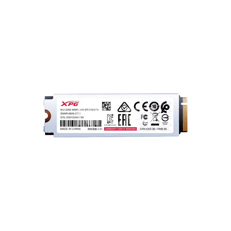 Твердотельный накопитель ADATA XPG 2000 Gb MARS 980 STROM (SMAR-980S-2TCI) BOX