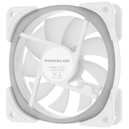 Вентилятор для корпуса Powercase CM21-12W ARGB White