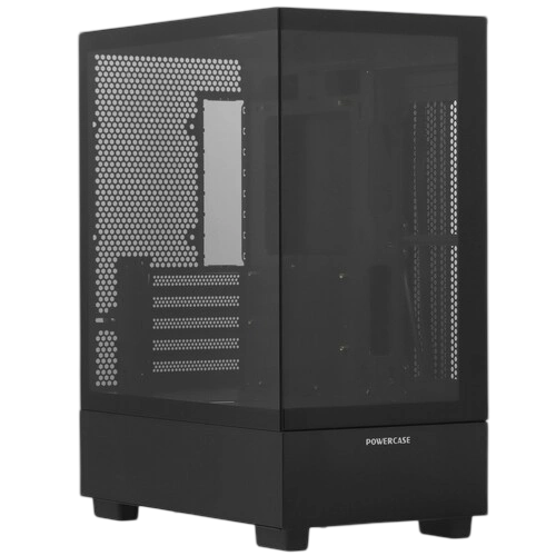 Компьютерный корпус Powercase VISION Micro M TG Black (CVMMB-L0)