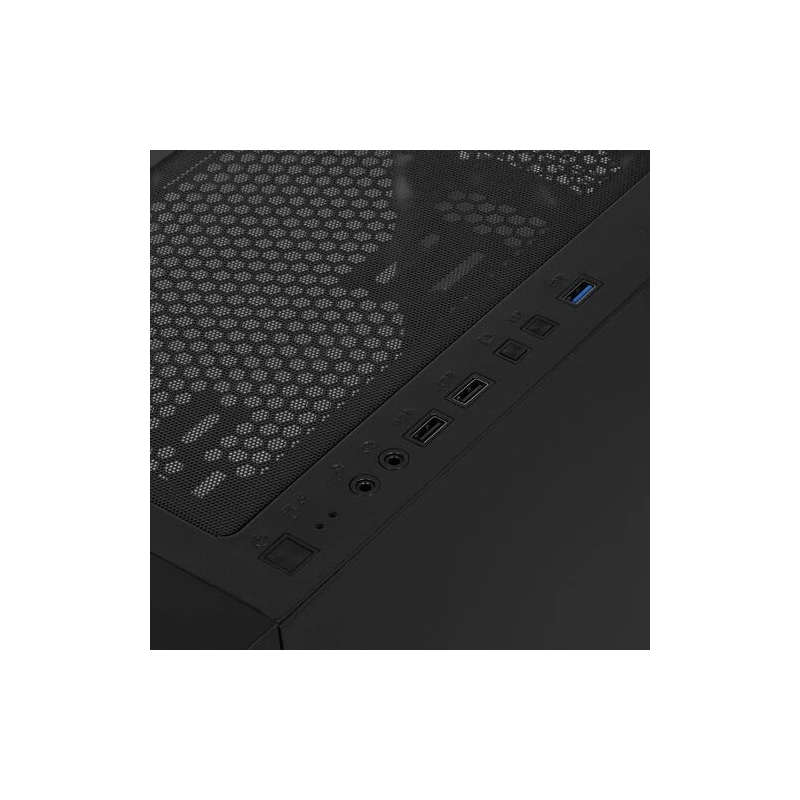 Компьютерный корпус 1STPLAYER FIREBASE X4-M TG LED Black (X4-M-BK-2F1P-1F1)