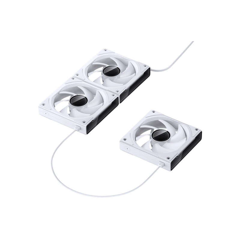 Комплект вентиляторов для корпуса JONSBO ZK-120W (3 in 1) ARGB LED White