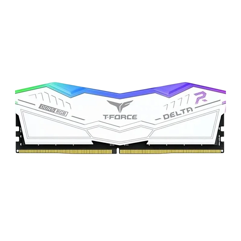 Оперативная память 32 Gb 6000 MHz Team Group T-FORCE DELTA RGB White (FF4D532G6000HC28ADC01)