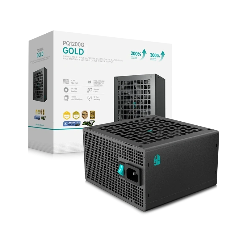 Блок питания Deepcool 1200W GAMERSTORM PQ1200G 16 Pin (PCIe 5.0 Connector Cable Details)