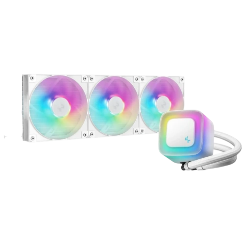 Система жидкостного охлаждения для процессора Deepcool LE360 V2 WH ARGB White