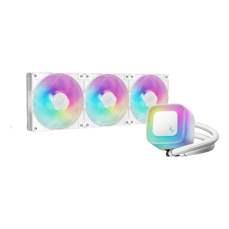 Система жидкостного охлаждения для процессора Deepcool LE360 V2 WH ARGB White