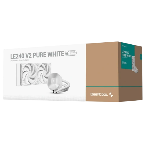 Система жидкостного охлаждения для процессора Deepcool LE240 V2 PURE White