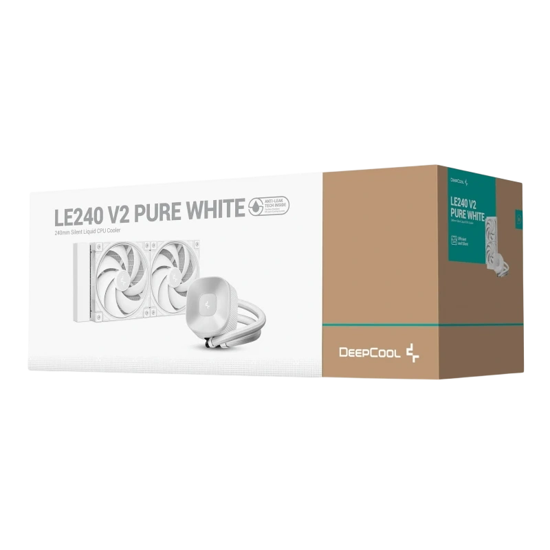 Система жидкостного охлаждения для процессора Deepcool LE240 V2 PURE White