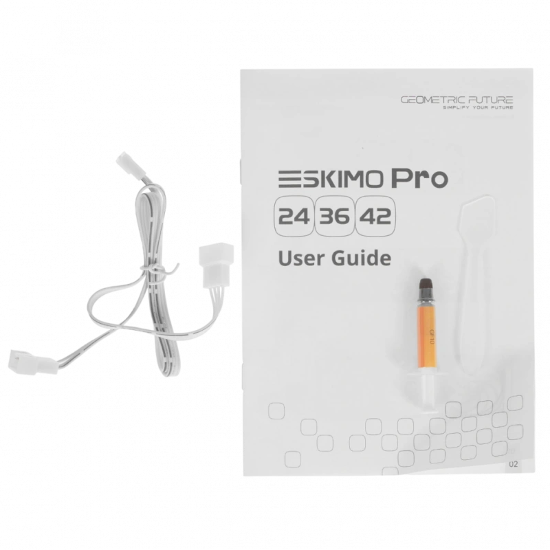 Система жидкостного охлаждения для процессора Geometric Future Eskimo Pro 360 ARGB White (1C251W1361000)