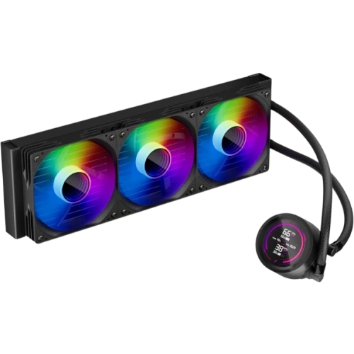 Система жидкостного охлаждения для процессора 1STPLAYER TS4 360 Display ARGB Black (TS4-360-BK)