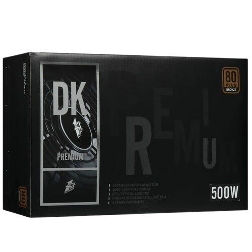 Блок питания 1STPLAYER 500W DK PREMIUM Black (PS-500AX)