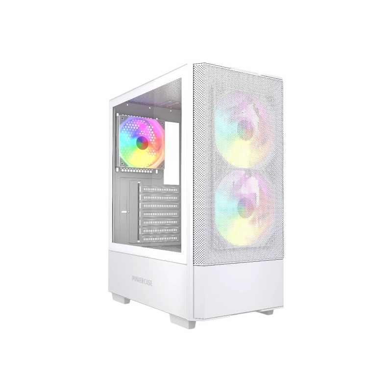 Компьютерный корпус Powercase Mistral AY3W ARGB TG White (CMAYW-A3)