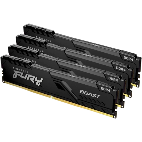 Оперативная память 64 Gb 3600 MHz Kingston FURY Beast Black (KF436C18BBK4/64)
