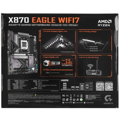 Материнская плата Gigabyte X870 EAGLE WIFI7