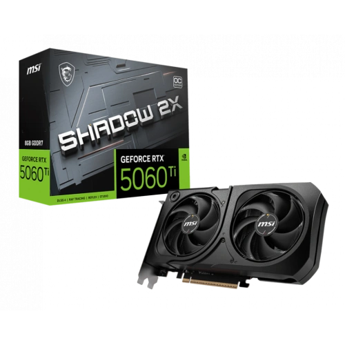 Видеокарта MSI (G506T-8S2CP) GeForce RTX 5060 Ti 8G SHADOW 2X OC PLUS