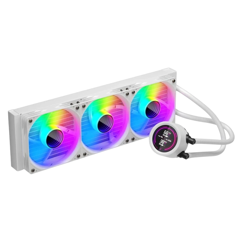 Система жидкостного охлаждения для процессора 1STPLAYER TS4 360 White (TS4-360-WH)