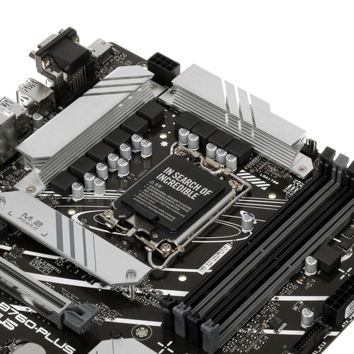 Материнская плата ASUS PRIME B760-PLUS (90MB1EF0-M1EAY0) 2 x кабель SATA, документация, задняя планка