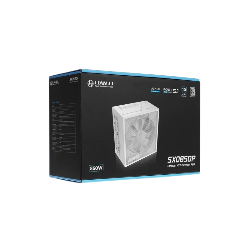 Блок питания Lian Li 850W SX0850P White (G9P.SX0850P.W000.RU) 16 Pin (PCIe 5.1 Connector Cable Details)