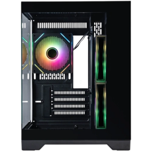 Компьютерный корпус 1STPLAYER MEGAVIEW MV5-TP ARGB Black (MV5-TP-BK-2FC7R-1FC7)