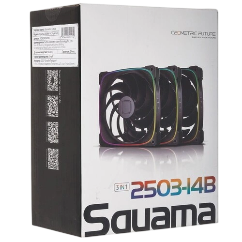 Комплект вентиляторов для корпуса Geometric Future Squama 2503B-14 Triple Pack ARGB (1F2503B314000)