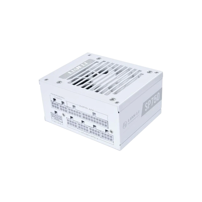 Блок питания Lian Li 750W SP750 V2 White (G9P.SP0750G.W000.RU) 16 Pin (PCIe 5.1 Connector Cable Details) документация, кабельные стяжки, комплект кабелей, комплект крепежа