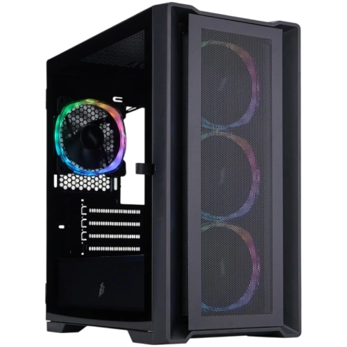 Компьютерный корпус 1STPLAYER TRILOBITE T4 MESH ARGB Black (T4-BK-4FS7)