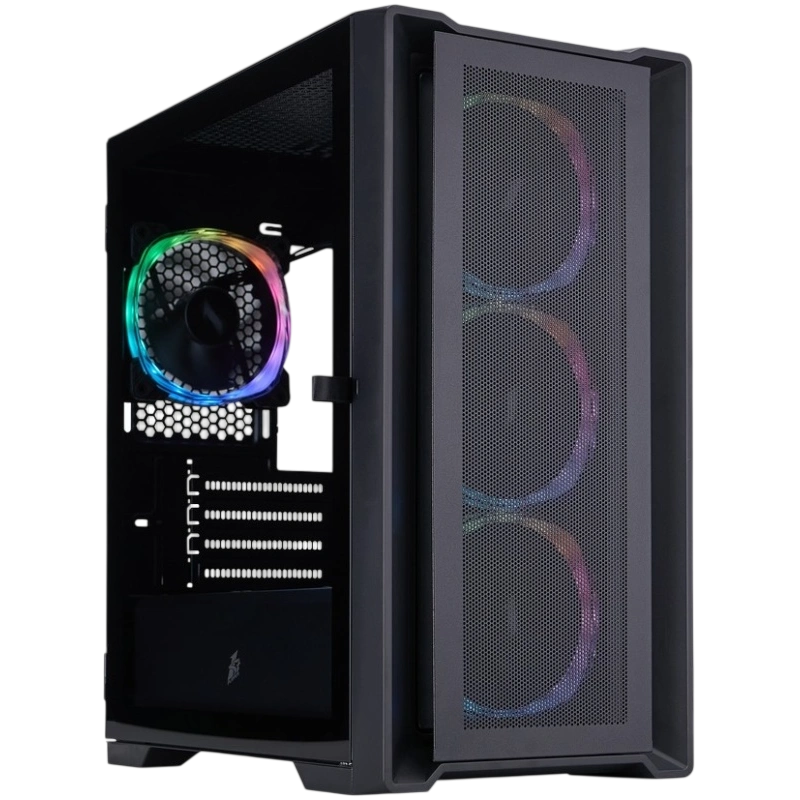 Компьютерный корпус 1STPLAYER TRILOBITE T4 MESH ARGB Black (T4-BK-4FS7)