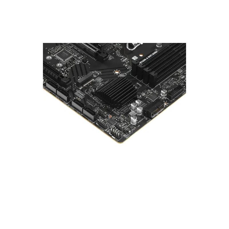 Материнская плата MSI PRO B760M-A WIFI DDR4 антенна Wi-Fi, документация, задняя планка, кабель SATA, крепеж для разъема M.2