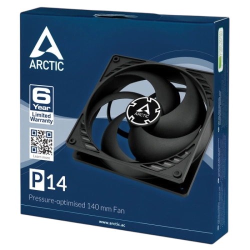Вентилятор для корпуса Arctic Cooling ARCTIC P14 Black/Black ACFAN00123A документация, комплект крепежа