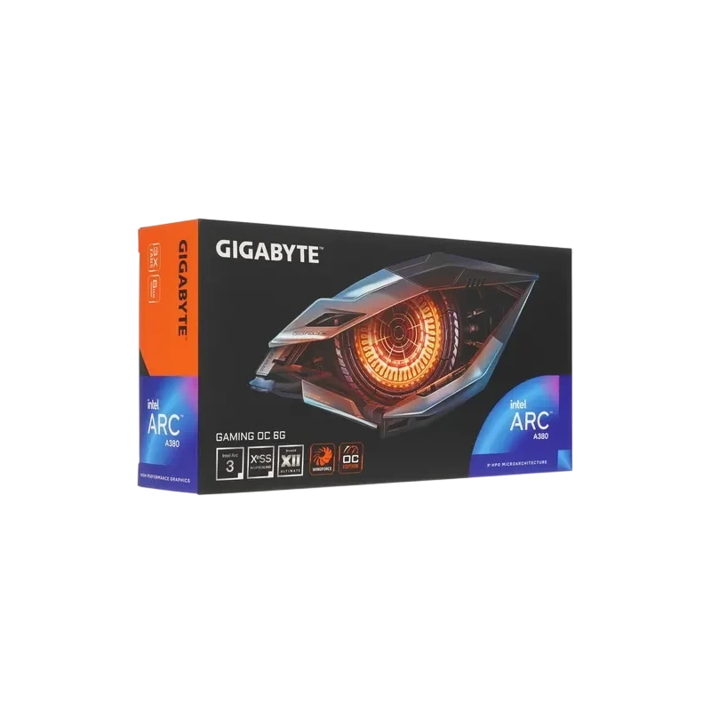 Видеокарта Gigabyte (GV-IA380GAMING OC-6GD) Intel Arc A380 6GB GAMING OC