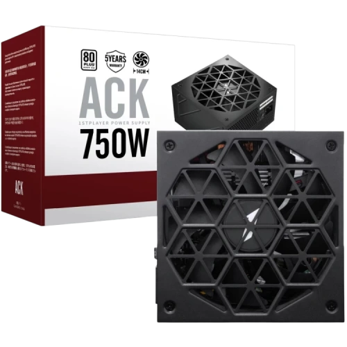 Блок питания 1STPLAYER 750W ACK Black (HA-750AC2)