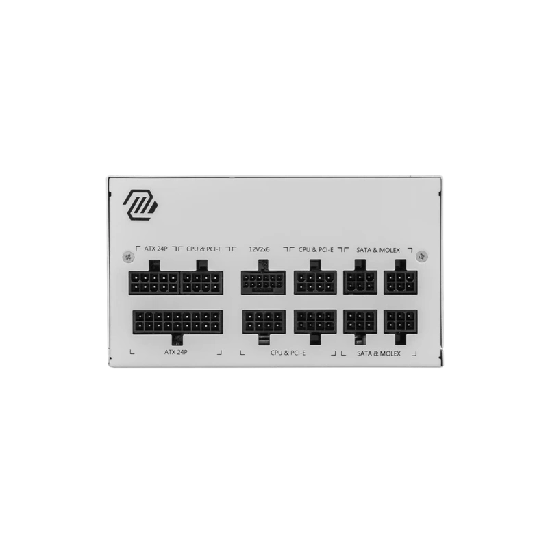 Блок питания MSI 850W MAG A850GL White (MAG-A850GL-PCIE5-WHITE) 16 Pin (PCIe 5.0 Connector Cable Details)