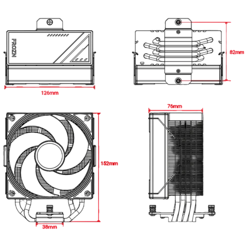 Кулер для процессора ID-COOLING FROZN A410 SE