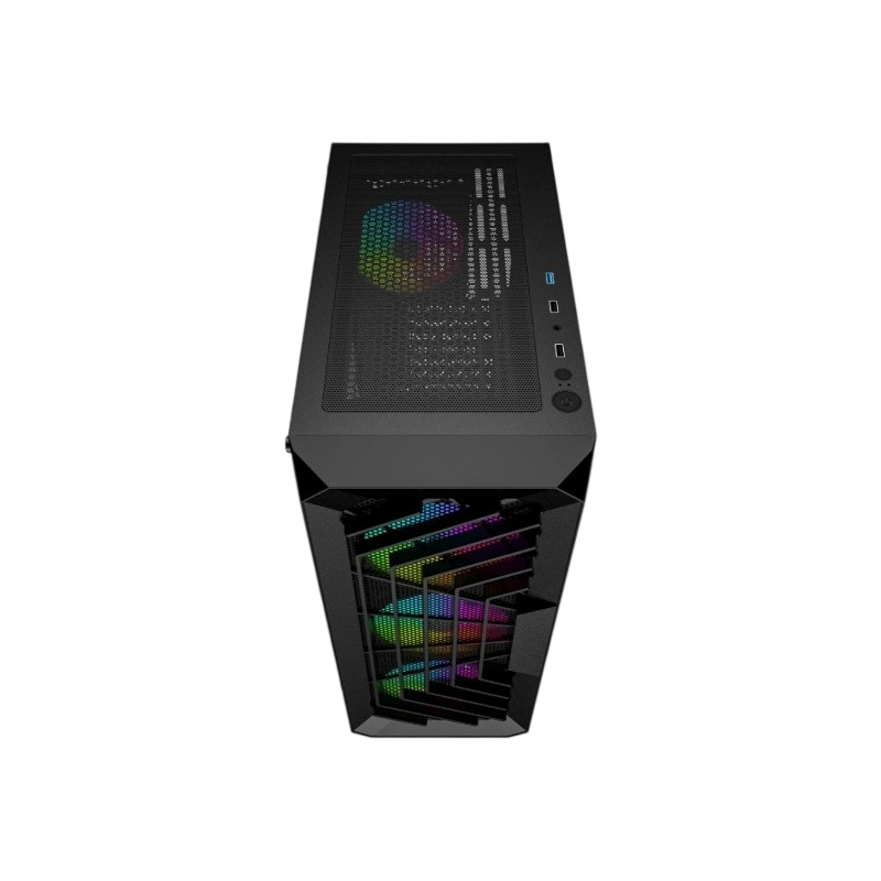 Компьютерный корпус Powercase Mistral C4B TG Black (CMICB-L4)