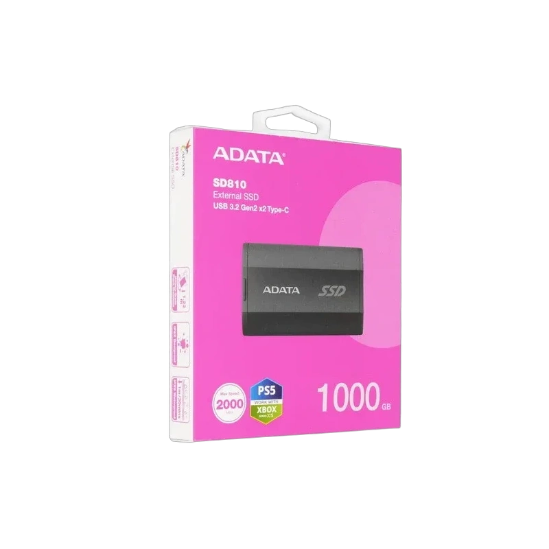 Внешний SSD ADATA XPG 1000 Gb USB 3.2 EXT (SD810-1000G-CBK) BOX