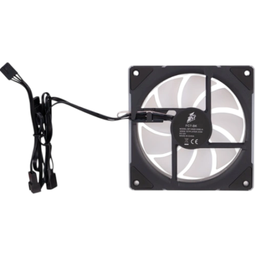 Вентилятор для корпуса 1STPLAYER FC7 ARGB Black (FC7-BK-1IN1)