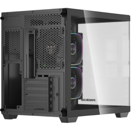 Компьютерный корпус Powercase Vision Micro M5CB TG ARGB Black (CVMM5CHB-A3)