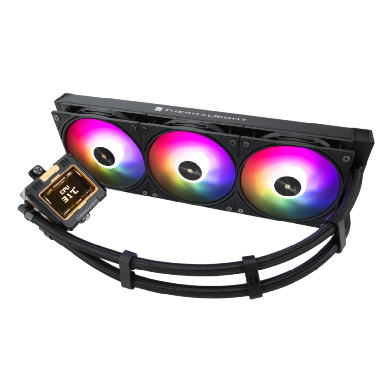 Система жидкостного охлаждения для процессора Thermalright Frozen Warframe 360 ARGB Black (TRFW360AB)