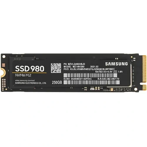 Твердотельный накопитель Samsung 250 Gb 980 (MZ-V8V250BW) BOX