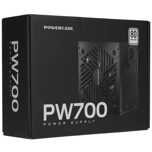 Блок питания Powercase 700W PW700 Black (PS-700W-DC)