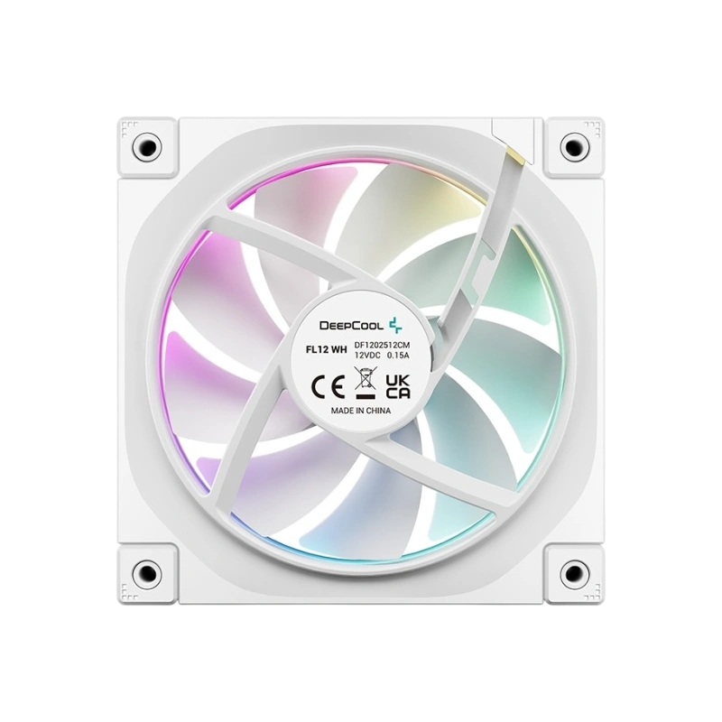 Вентилятор для корпуса Deepcool FL12 WH ARGB White