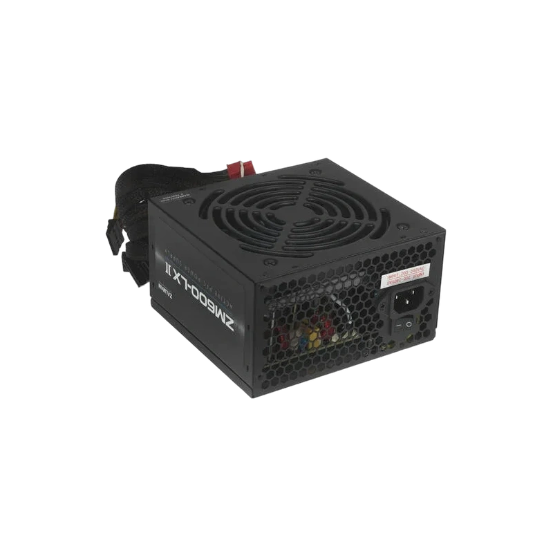 Блок питания Zalman 600W (ZM600-LXII) документация, кабельные стяжки, комплект крепежа