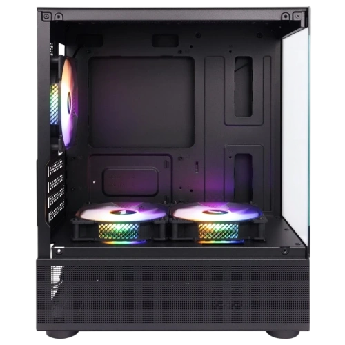 Компьютерный корпус 1STPLAYER MIKU Mi2-A LED Black (FP_Mi2-A-BK-2F1R-1F1)
