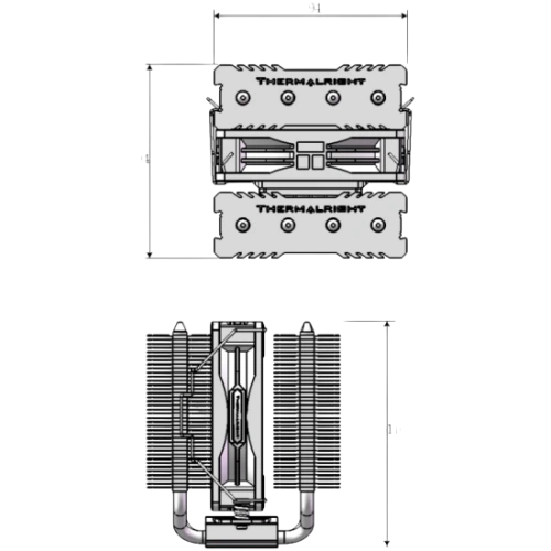 Кулер для процессора Thermalright Peerless Assassin 90 SE Black (TRPA90SEB)