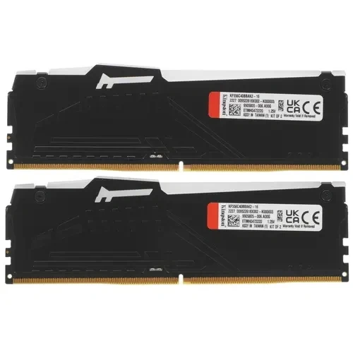 Оперативная память 16 Gb 5600 MHz Kingston FURY Beast RGB (KF556C40BBAK2-16)