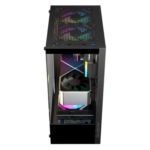 Компьютерный корпус ALSEYE Spider-B (5 fans ARGB) TG Black