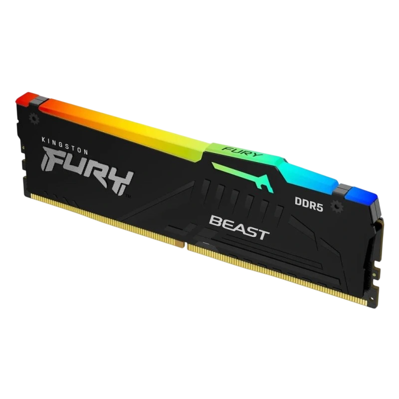 Оперативная память 32 Gb 6400 MHz Kingston FURY Beast RGB Black (KF564C32BBA-32)
