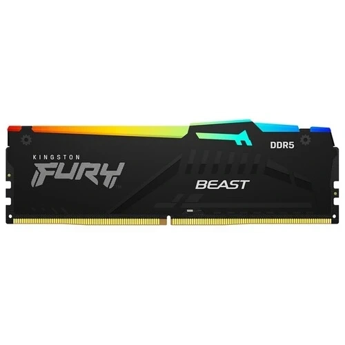 Оперативная память 32 Gb 6400 MHz Kingston FURY Beast RGB Black (KF564C32BBEA-32)